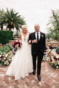 Bride and Groom at Ceremony