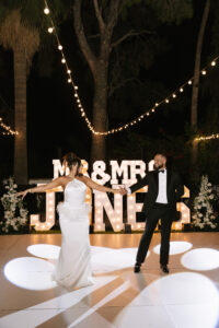 Bride and Groom first dance
